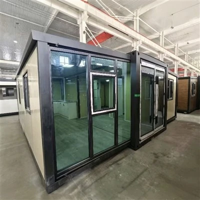 Casa pré-fabricada de contêineres de 20 pés